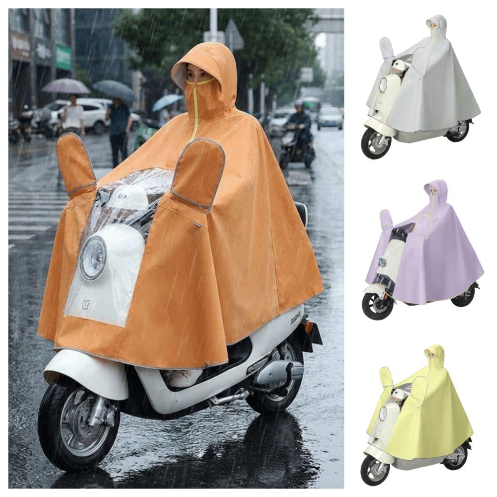 Full Coverage Electric Vehicle Raincoat High Neck Universal Raincoat Outdoor Motorcycle
