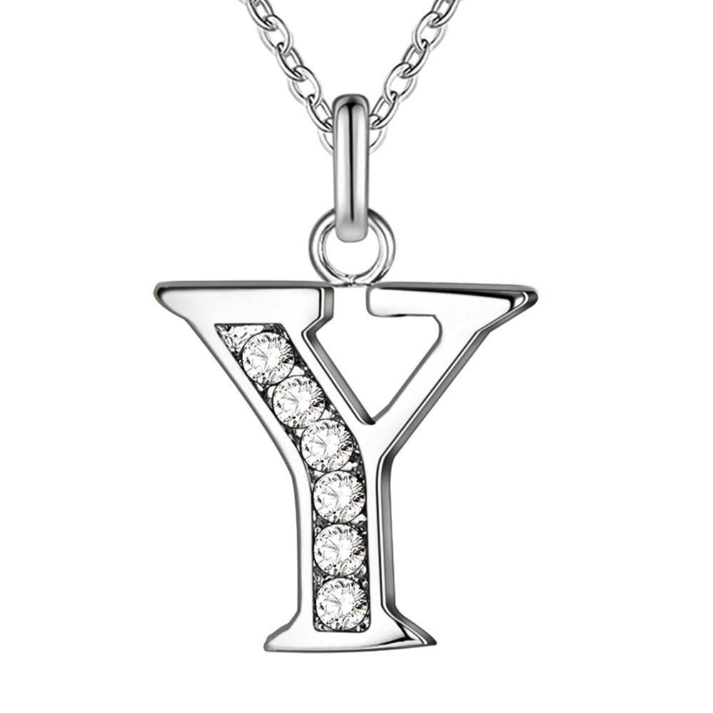 Explosive Jewelry Export Silver Jewelry Necklace 26 Letter Necklace A-Z Accessories