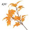 Fake Fall Leaves for Floral Arrangements Artificial Maple Leaf Stems, Faux Branches, Autumn Silk Bendable Stems DIY Projects Thanksgiving Harvest