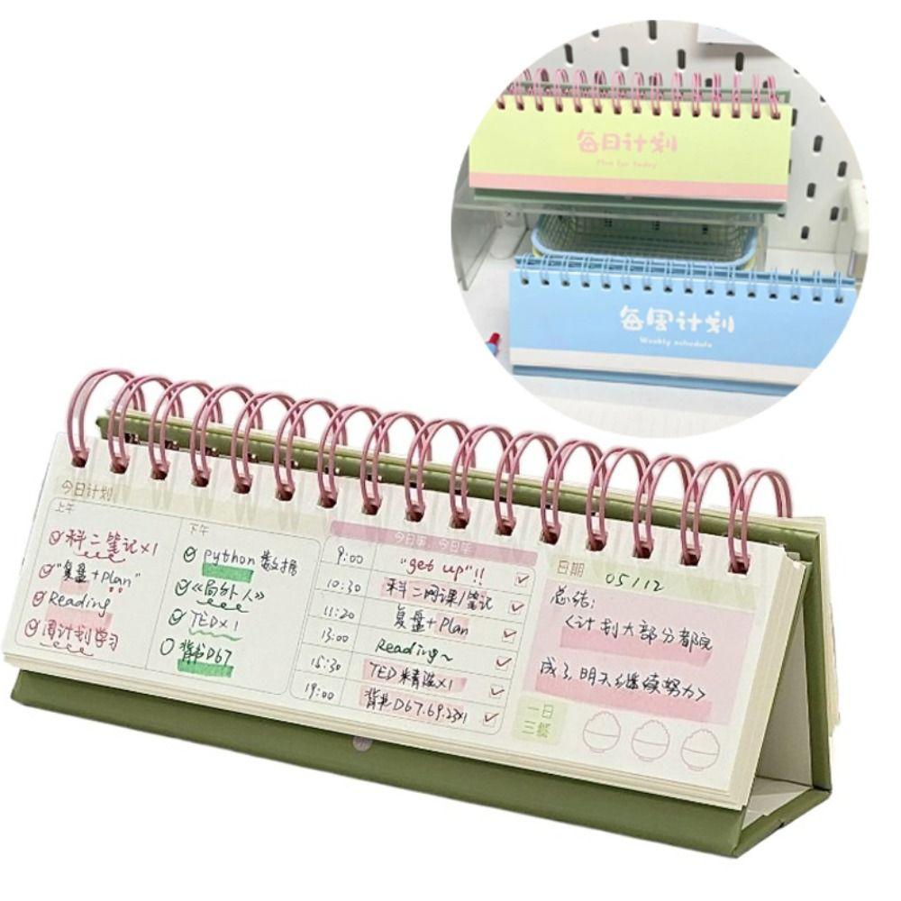 

Premium Quality Logbook Highly Attractive Simple Wind Desk Calendar Daily Planning синій