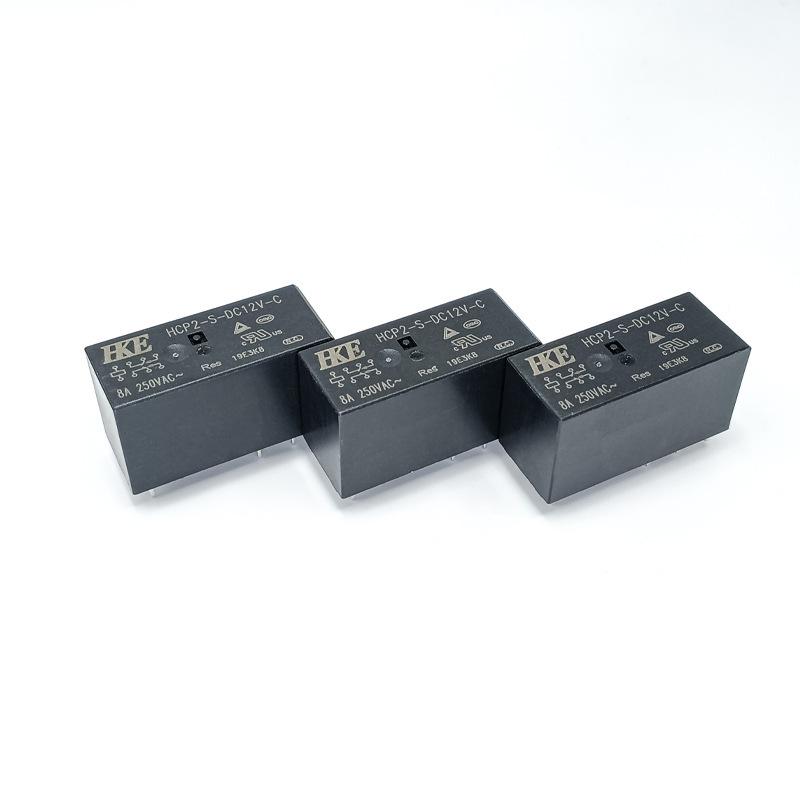 Huigang HCP2-S Power Relay, 8-Pin, 8A, 2 Form C, DC12V/5V/24V