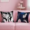 Horror Anime Junii K-Kawakami Tomie Pillow Case Anti-dustmite Pillowcase Invisible Zipper Silky Short Plush Sofa Cushion Cover