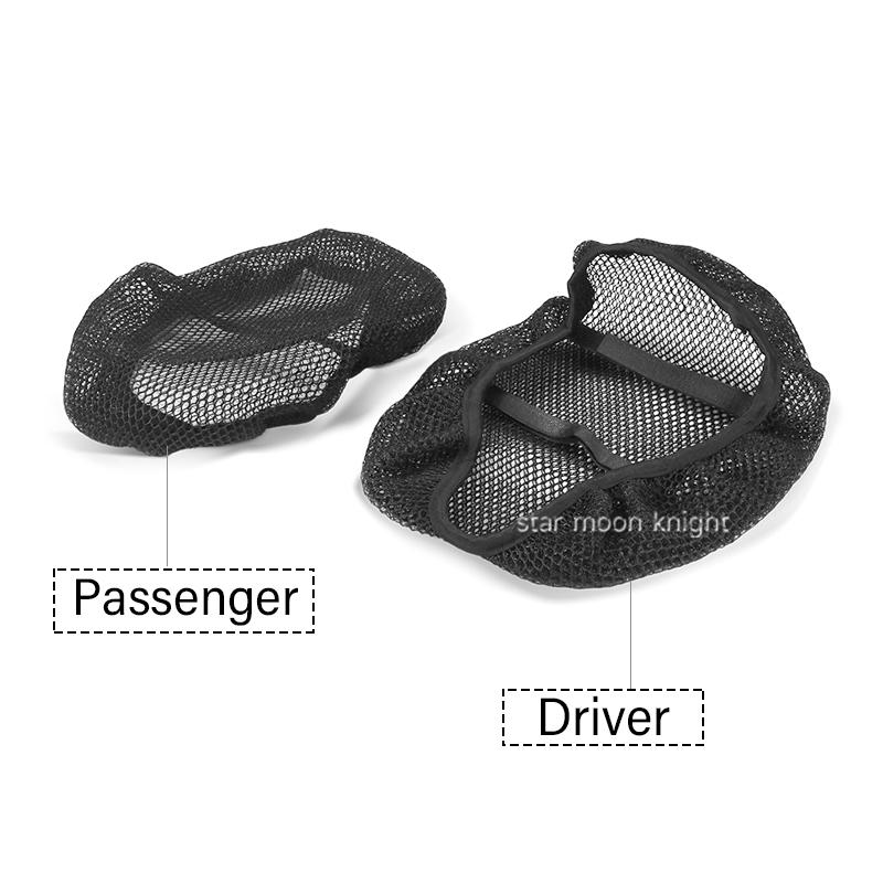 Driver and Passenger Seat Buffer Cover For BMW R1300GS R1300 GS R 1300 GS Motorcycle Seat Cover Ventilated Cooling UV Resistant