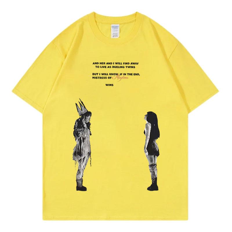 Lady Gaga The Mayhem Ball Tour 2025 Merch T-shirt Men Women Clothing Gothic Vintage T-shirts Fashion Casual Oversized T Shirts