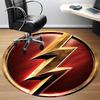 1pc Flash Lightning Office Round Area Rug, Under Office Chairs Bedroom Living Room Home Decor, Room Deco, Available in Various Sizes