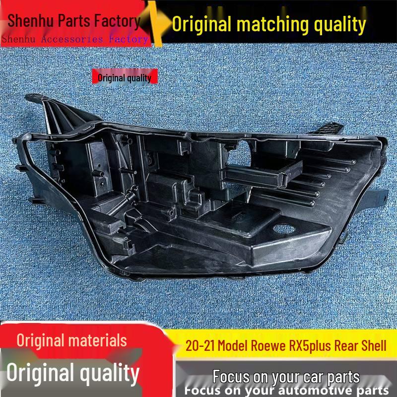 Roewe RX5 Plus 2020-21 Front Headlight Rear Housing: Black Plastic Shell Driver Front Rear Housing