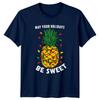May Your Holidays Be Sweet TShirt Pineapple Tropical Christmas