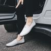 Casual Leather Shoes Men's Shoes Large Size Hollow Breathable Ultra-light Hand-stitched Leather Shoes