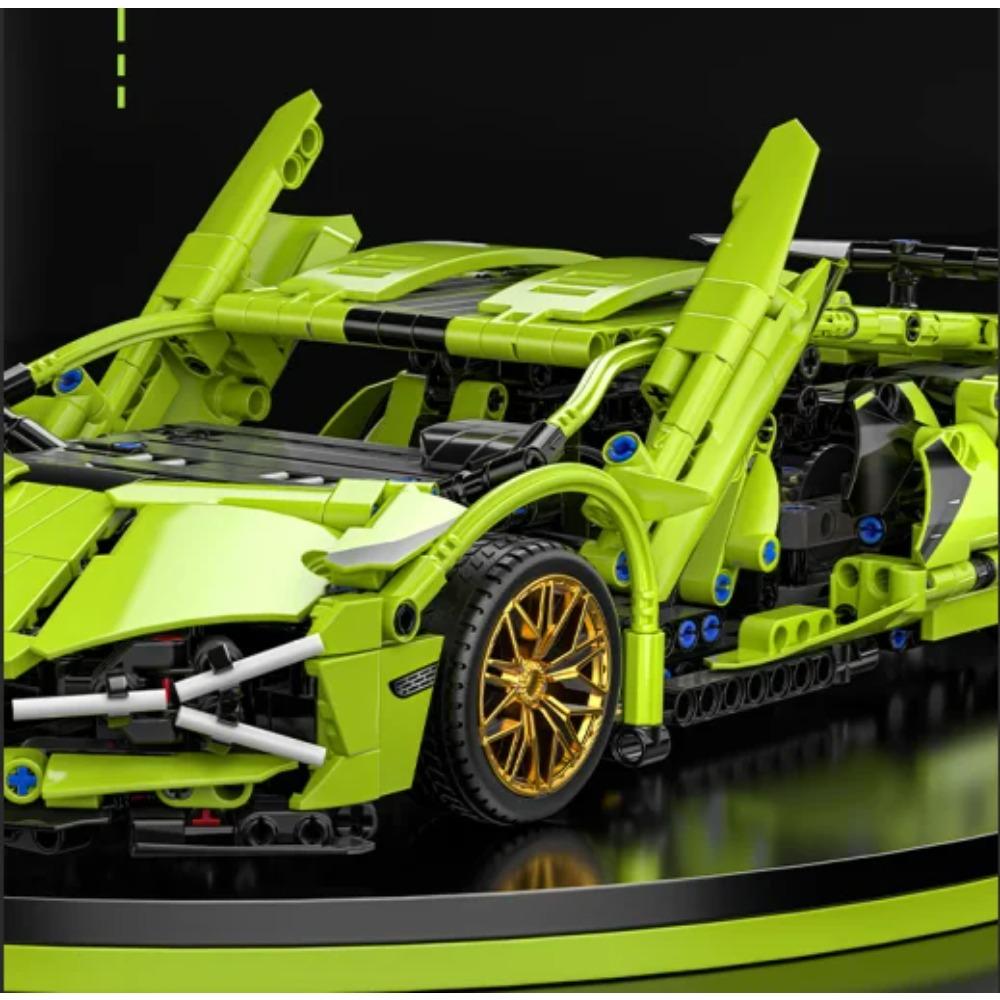 Blocuri de Construcție Tehnice Bugatti Lamborghinis Model Mașină de Curse Hypercar Asamblare Vehicul Cărămizi Jucării Pentru Băieți Copii Cadouri