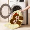 So Cute M-MonchhichiS Cartoon Short Plush Rug Carpet mat Machine Washable Soft Comfortable Anti‑Slip Floor Mat Home Decor
