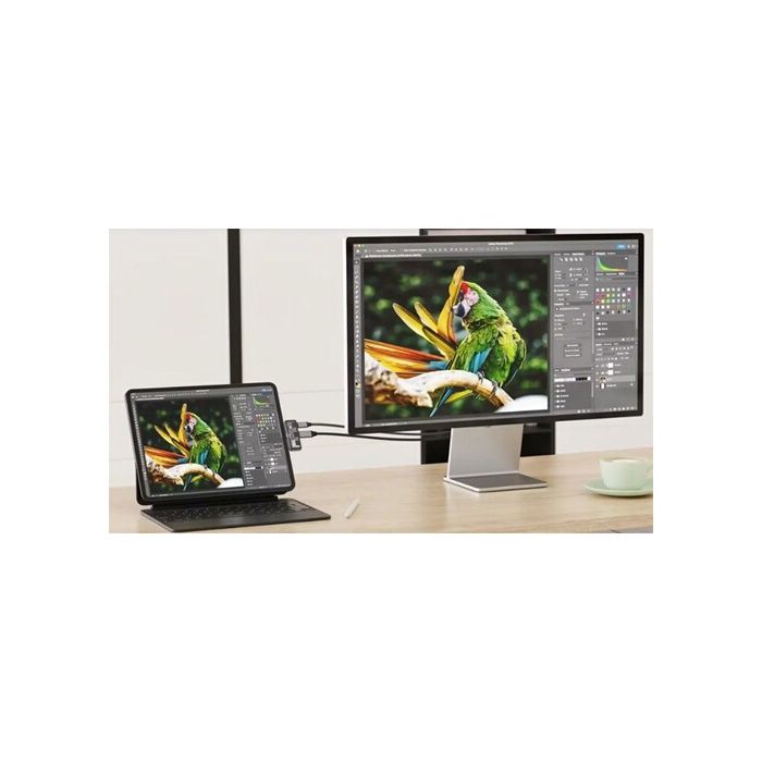 Hub USB 3.2 - SATECHI - Mobile XR 100W - Lecteur Micro SD - Support 4K - Compact et léger