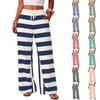 Women's Cute Casual Striped Sweatpants, Versatile Pants for Home, Outdoor and Everyday Use