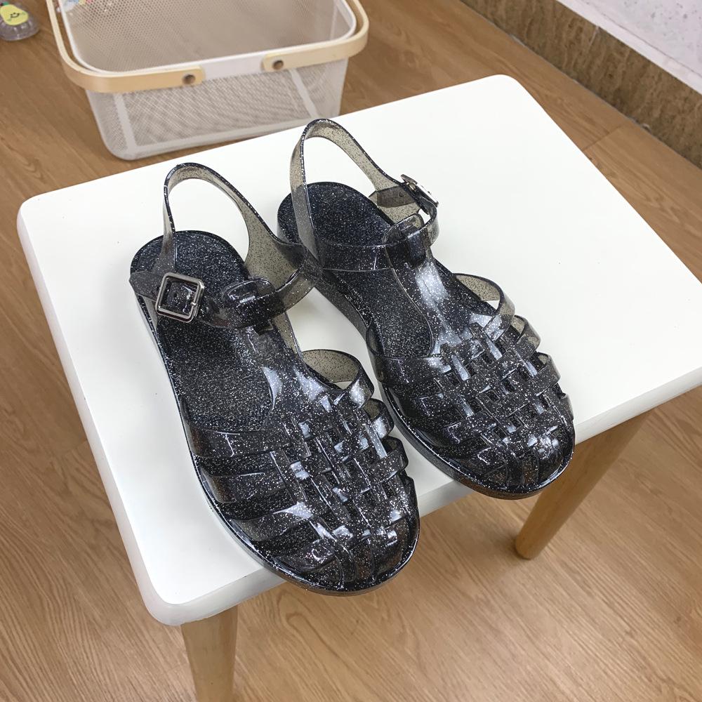 

Women s Summer Jelly Beach Roman Sandals - Flat, Non-Slip, Soft Sole, Trendy Casual Footwear. 40