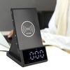 Kabellose Handy-Ladestation Wecker-Dock LED-Anzeige 4 Helligkeitsstufen   Kabelloser Lautsprecher mit Wecker für das Schlafzimmer