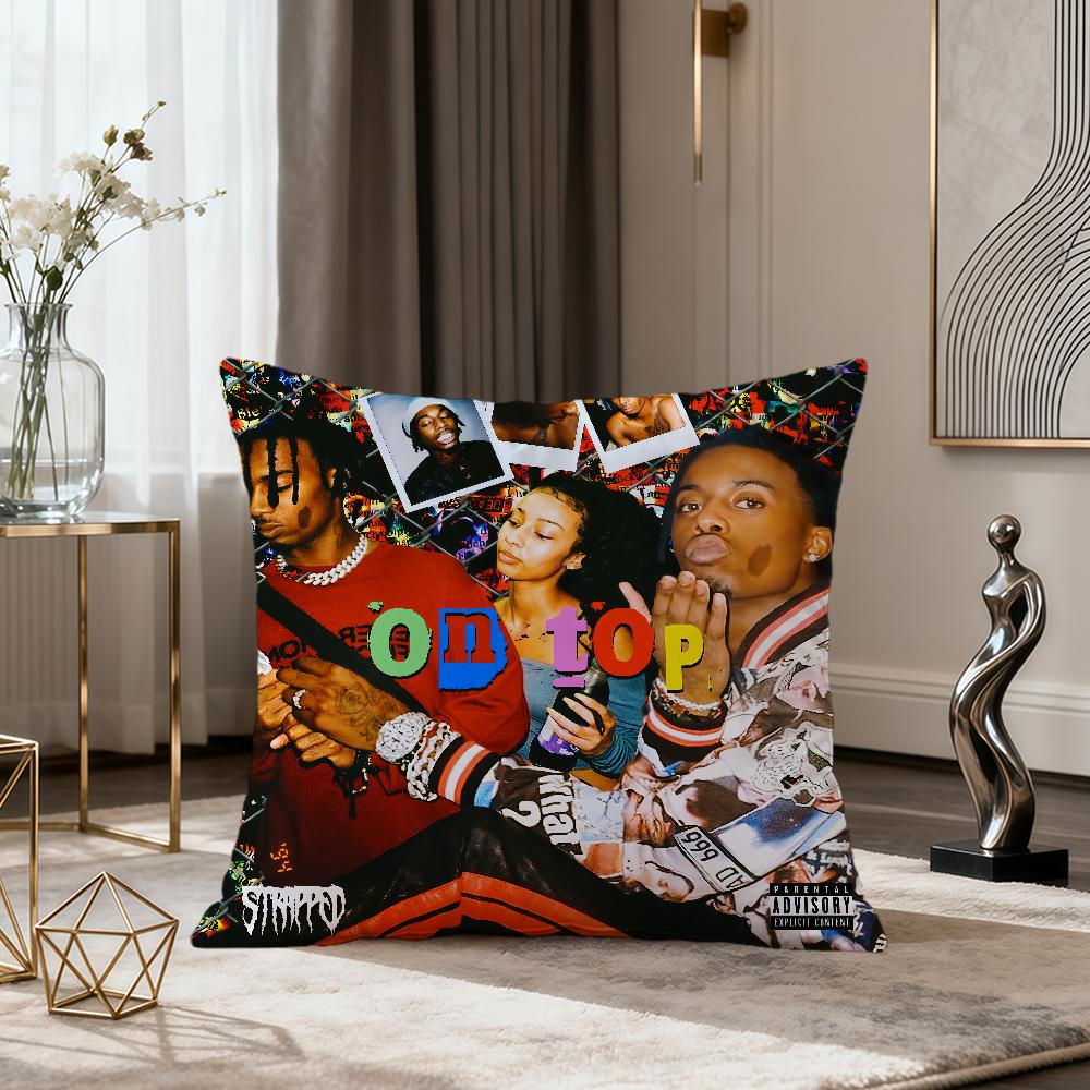 

Singer rapper cool PPlayboi CCarti soft Comfort Pillowcase for Sofa nap Living Room party Home pet Decor Pillowcover 30x30CM(12x12in)