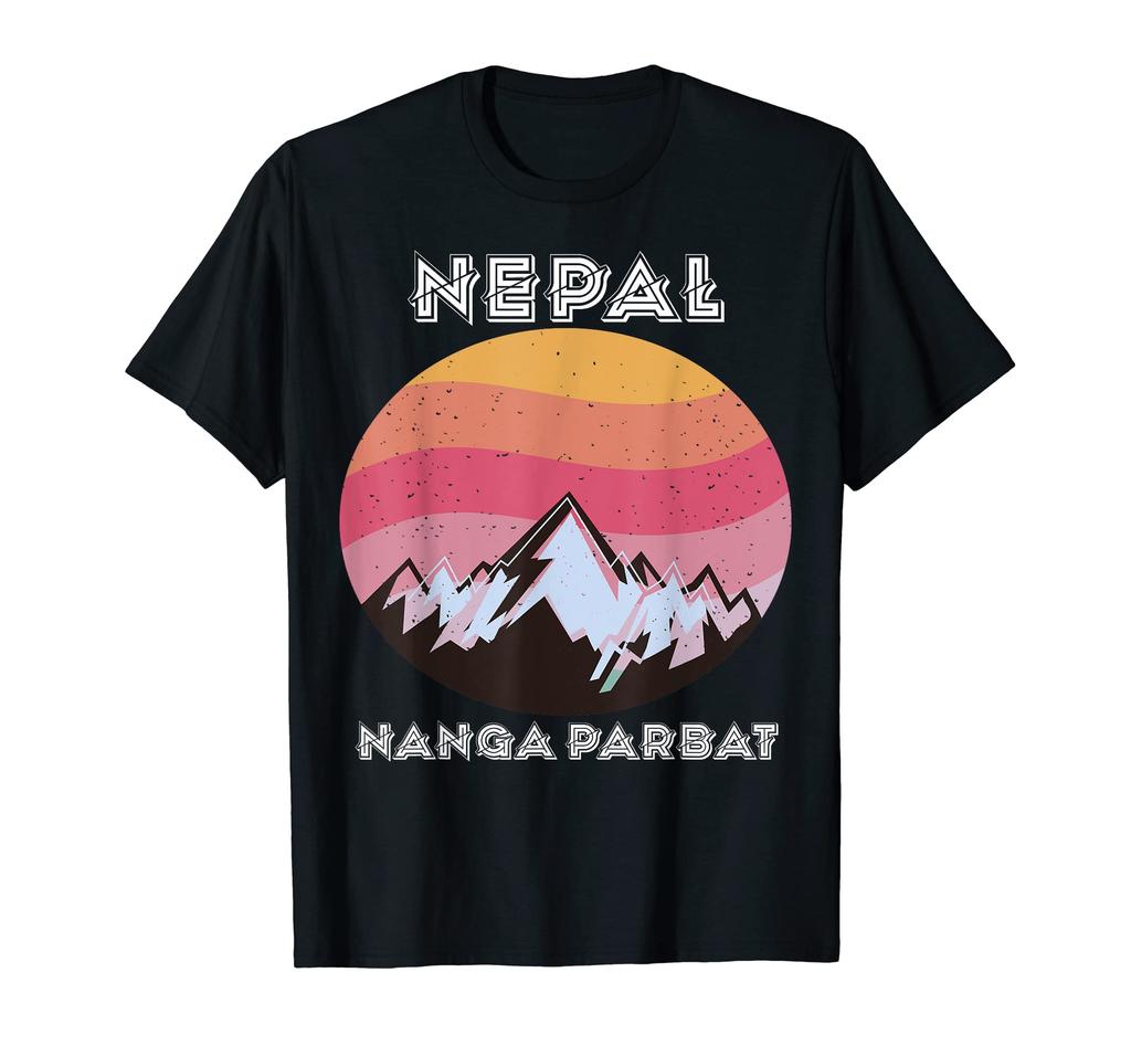 Mountaineer Nanga Parbat Mountains Nepal Hiking Outdoor T-Shirt
