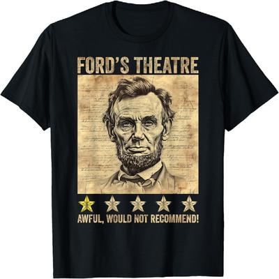 Abraham Lincoln Teatr Forda Okropny Nie Polecam Koszulka(5)