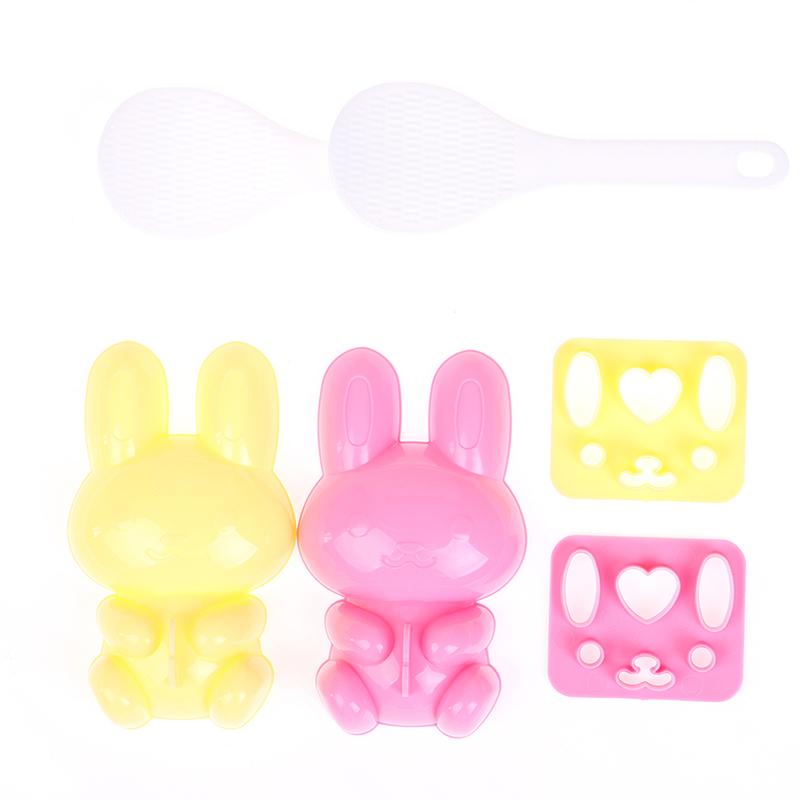 3Pcs Diy Cute Smile Sandwich Tool Sushi Nori Rice Mold Decor Cutter Bento Maker