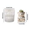Silicone Bear Rose Planter Craft Mold Suitable for Resin Jewelry Concrete Cement Crafting and Home Decorating Projects