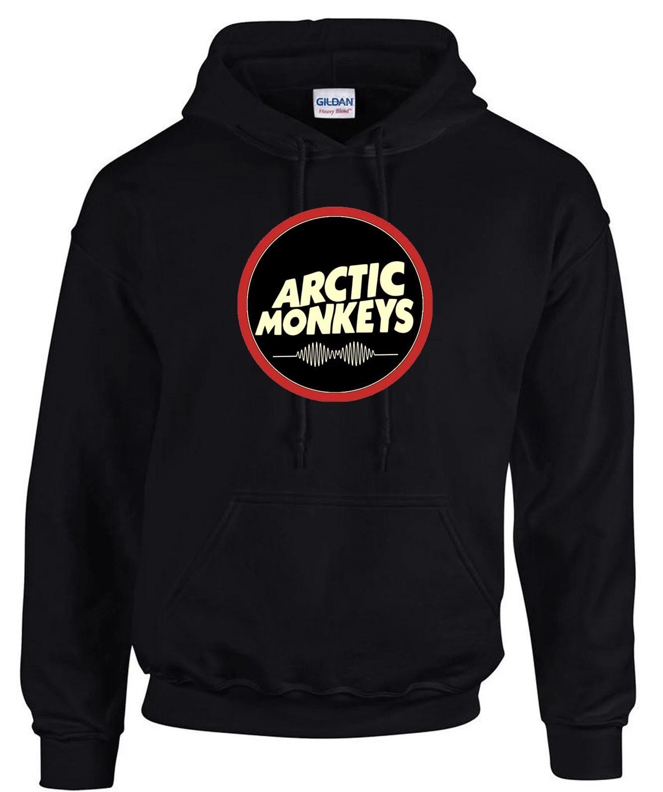 

Arctic Monkeys Rock Music Logo Black Hooded Hoodie -31285- S