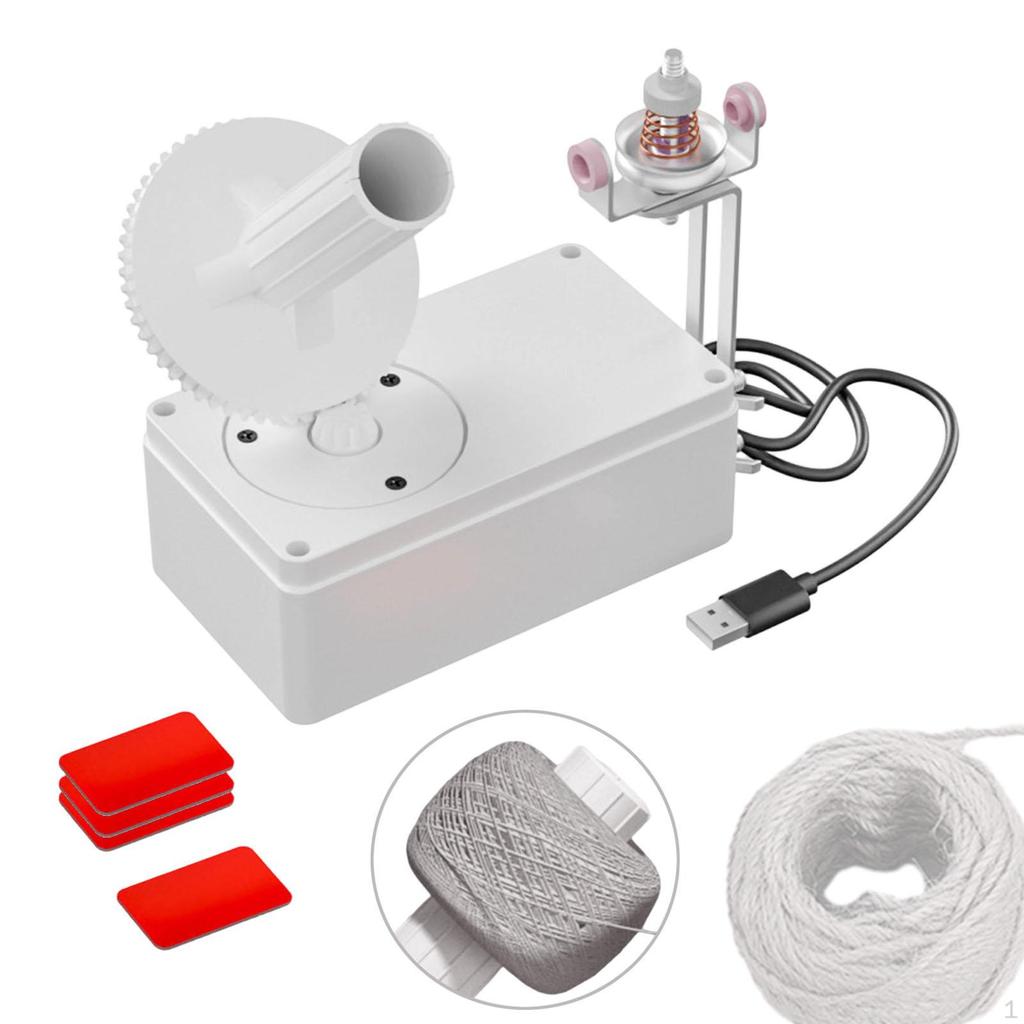 Enrolador de Lã Elétrico Automático para Crochê Tricô Tecelagem Rolo