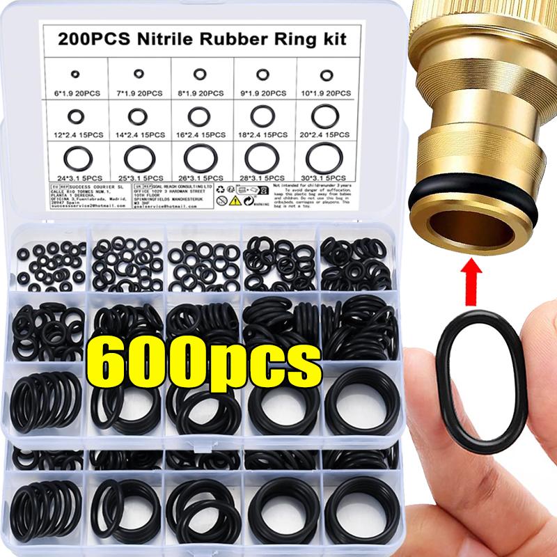 Rubber O-Ring Kitchen Tap Sealing Gaskets Electrical Hydraulic Plumbing Washers Seal O-Ring for Automotive Faucet Assortment Kit