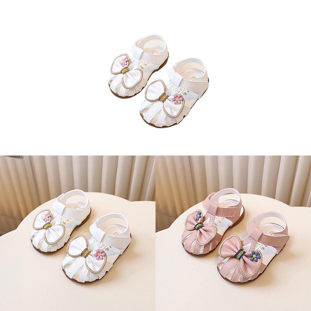 Princess Girls Sandals With Synthetic Leather Soft Sole For Toddler Summer Play