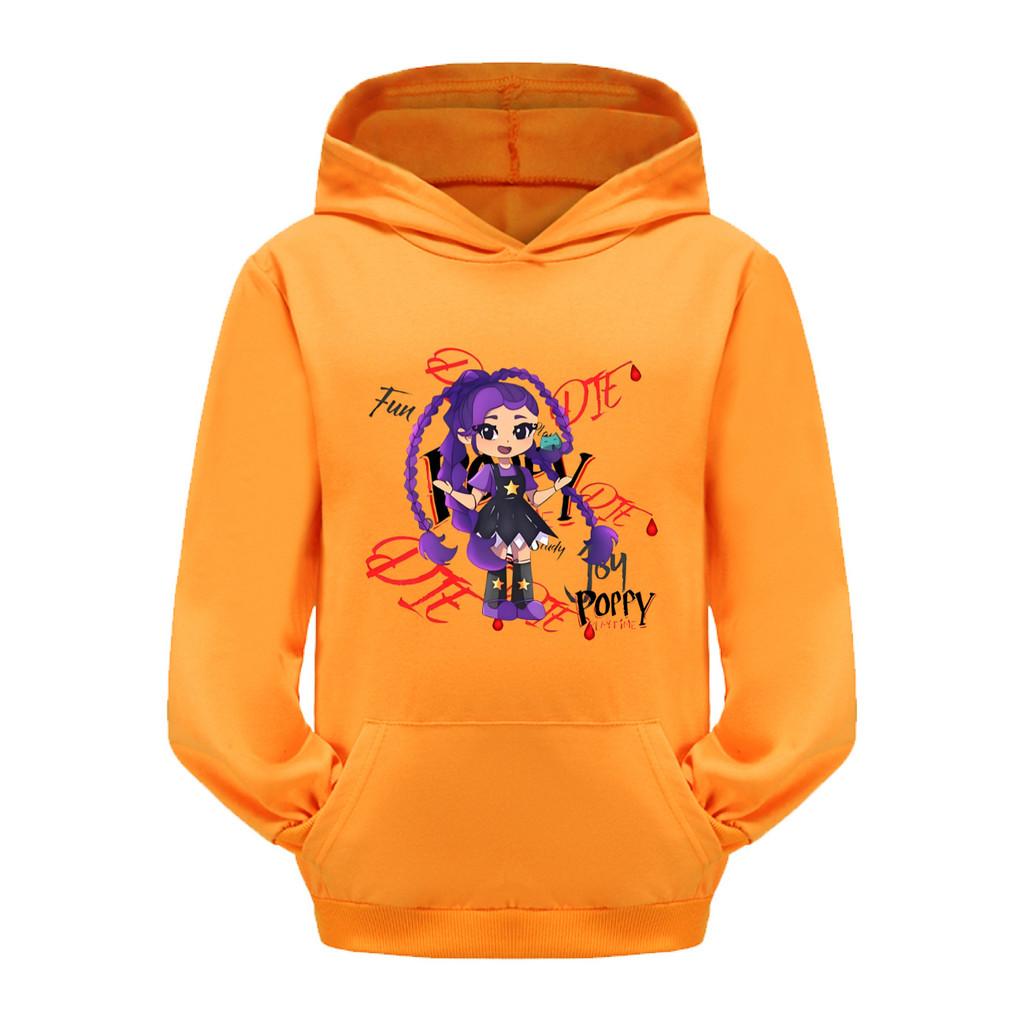 5593 Kids Girls Lily Lovebraids Print Casual Long Sleeves Hoodies Puterwear Street Hoodie