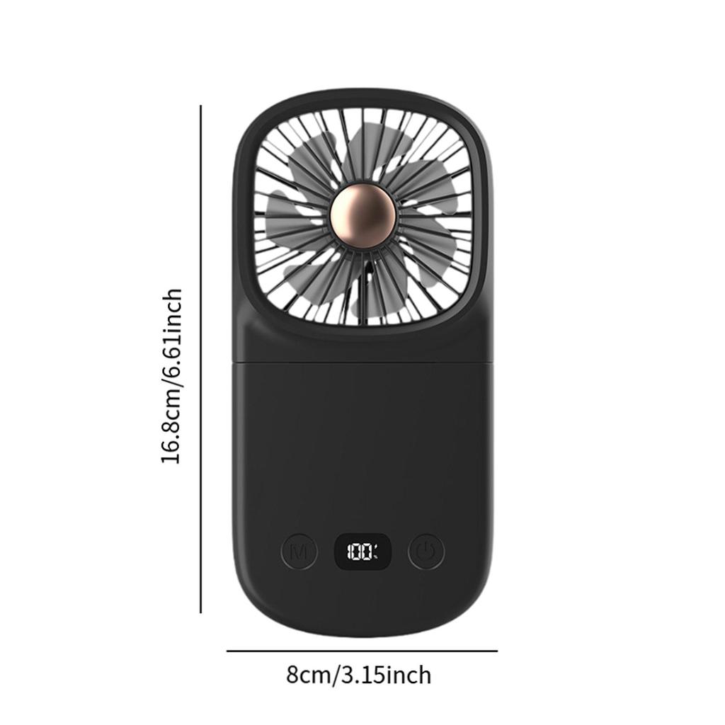 Handheld Mini Fan USB Rechargeable Portable Mute Small Electric Fan Student Dormitory Outdoor Travel Cooling Fan