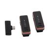2 Stück Drahtloses Lavalier-Mikrofon Omnidirektional Geräuschunterdrückung Echtzeit-Monitor USB C