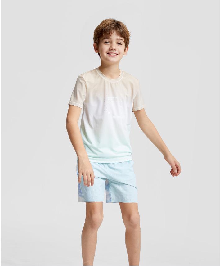 Kids' Quick-dry Summer Yoga & Sports Set - Short Sleeve