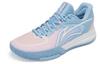 Li Ning Flash 3 Comfortable Cushioning Slip Resistant Abrasion Resistant Low Top Basketball Shoes Men's Blue Pink ABPT083-1