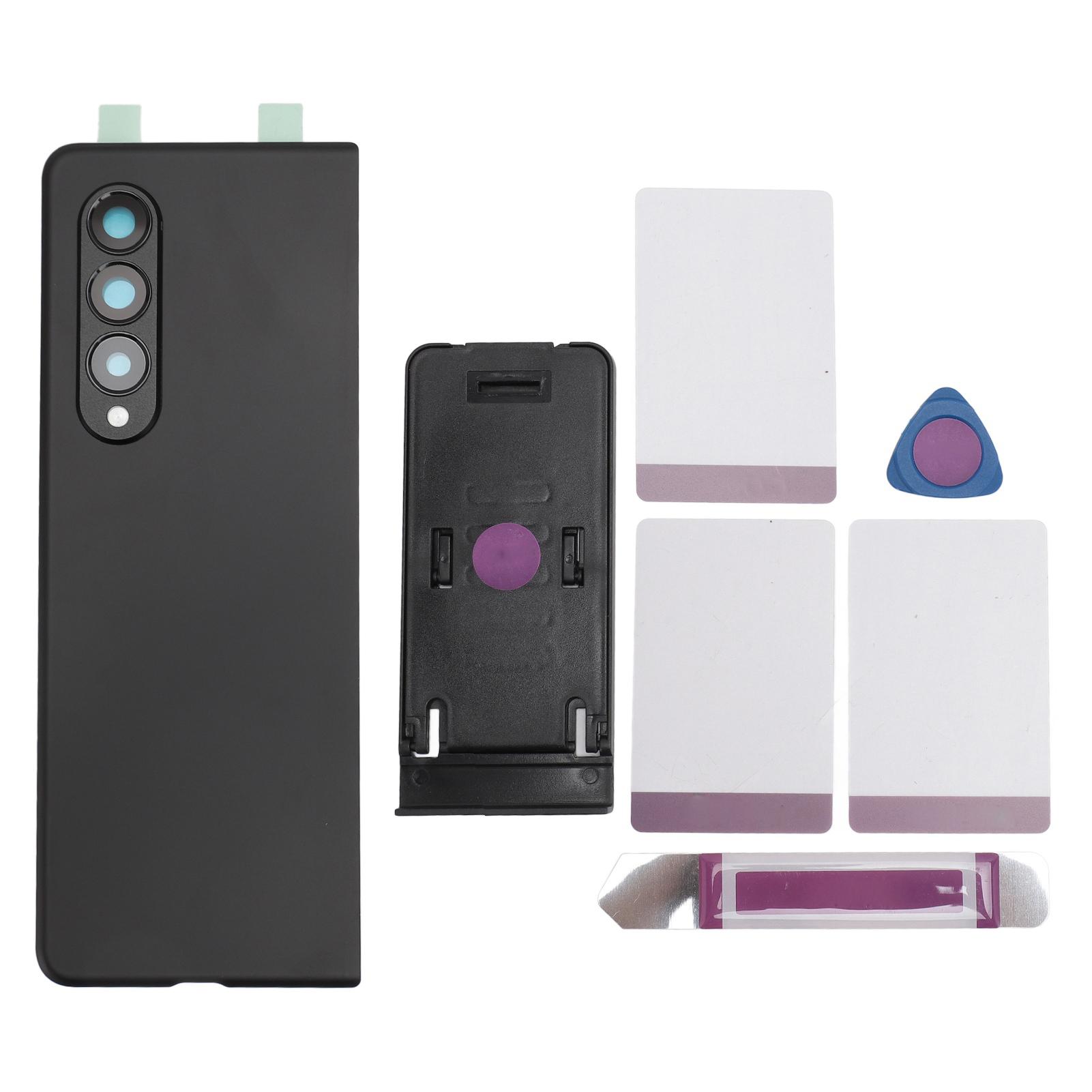 Mfyspace Black Back Glass Cover Replacement With Pre Installed Camera Lens And Repair Kit For Galaxy Z Fold 3 5G F926