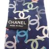 Chanel Scarf Navy/multicolor Silk Women