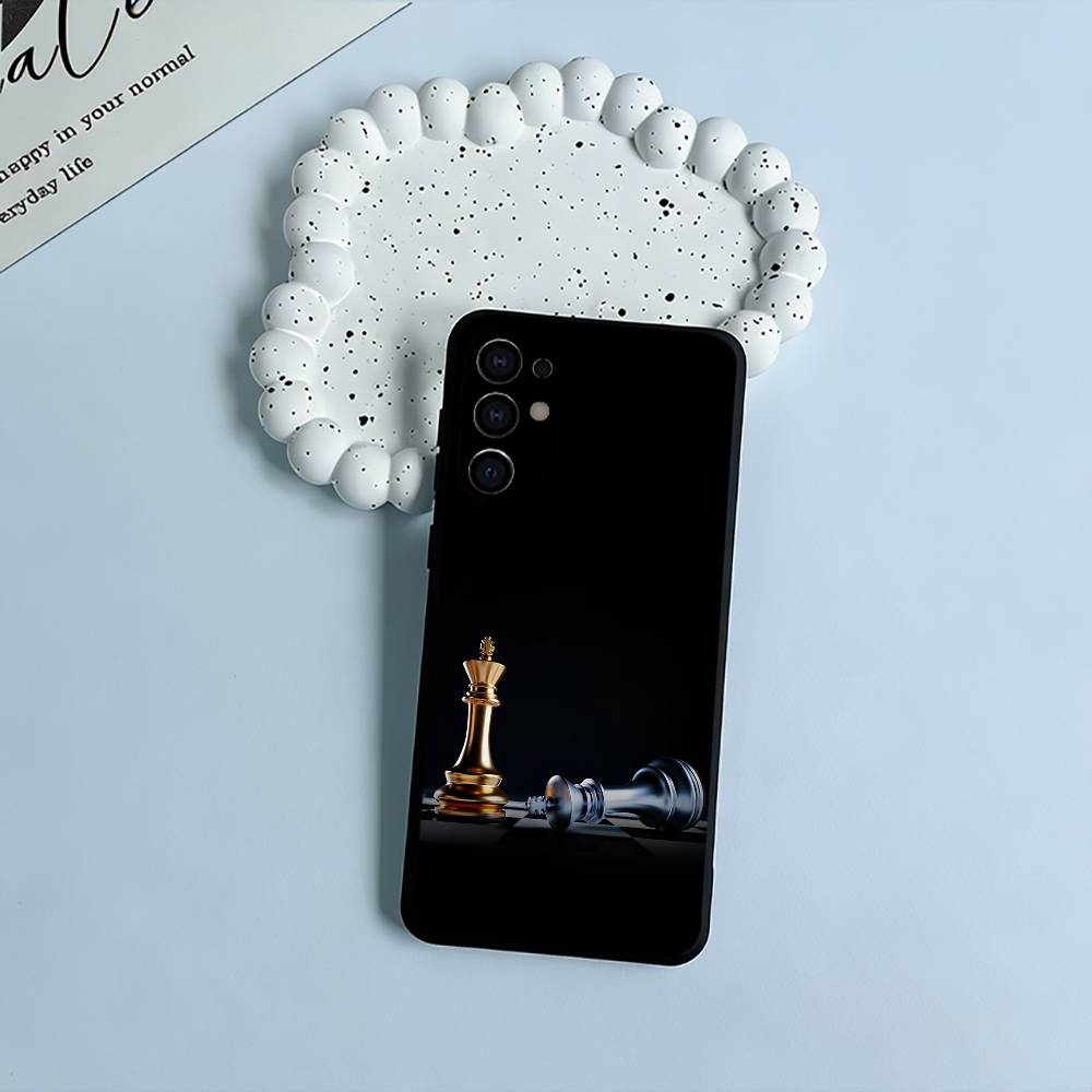 

Cool- Chess Art Phone Case For Samsung S25,S24,S21,S22,S23,S30,Ultra,S20,Plus,Fe,Lite,Black Soft Silicone Samsung S24ULTRA