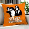 Rock The Velvet Underground Cushion Cover Cushion Cover Set 4Pcs 50X50 45X45 40X40 Pillowcase Decorative Sofa Home Decor