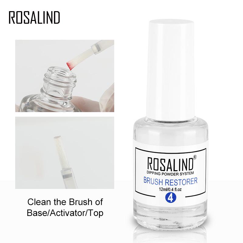 ROSALIND 10g Dipping Powder Nail Natural Color Holographic Glitter Nail Art Powder No Need Lamp Cure