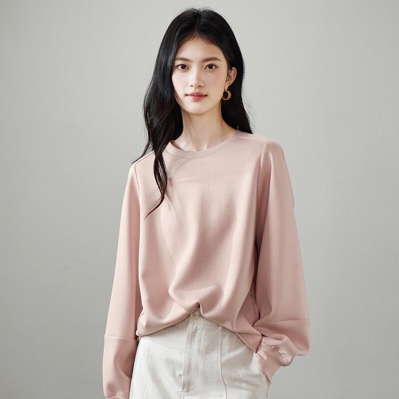 SOFSIL Women's Lantern Sleeve Loose Sweatshirt