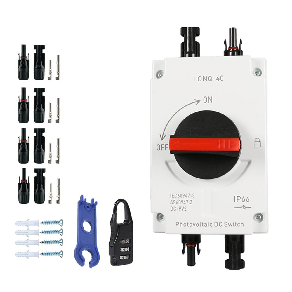 32A 4P PV-Gleichstrom-Trennschalter für den Außenbereich, staubdichter und wasserdichter Übertragungsschalter IP66