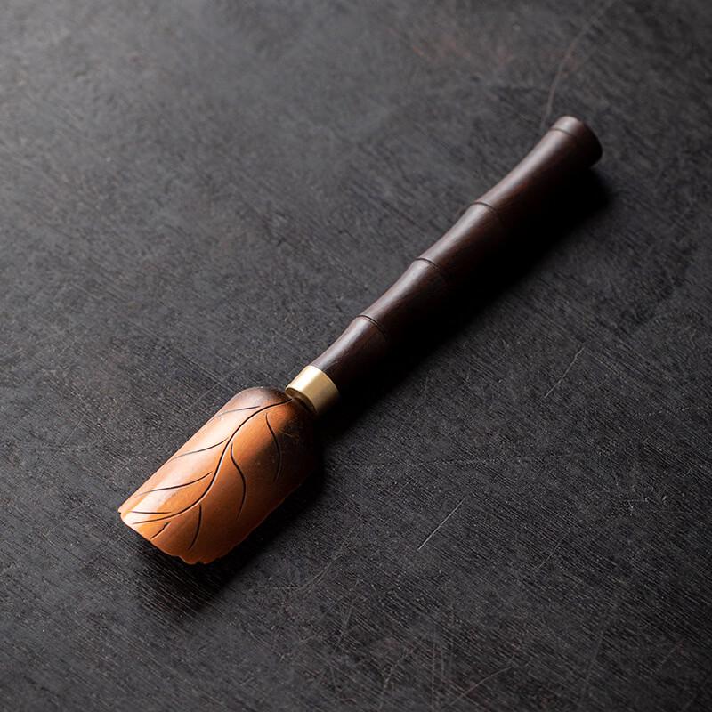 Ting Le Ebony Long-Handle Tea Spoon