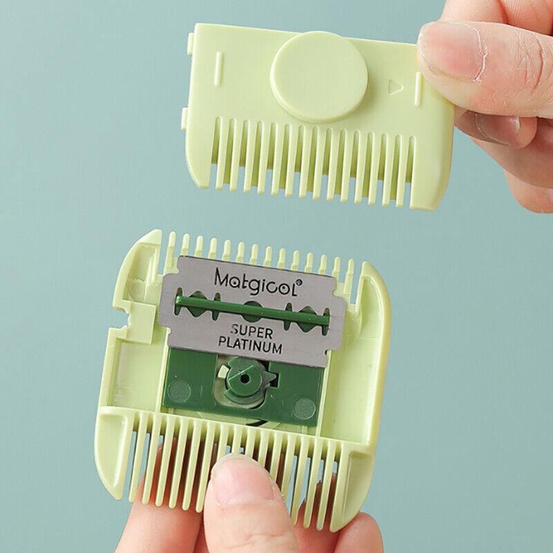 2 In 1 Hair Cutting Trimmer Barber Comb Bangs Hair Cutter Remover HoS5