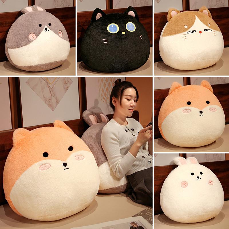 Japanese Fat Cat Plush Toy Cute Little Rabbit Bed Throw Pillow Cushion Girl Sleeping And Sleeping Doll