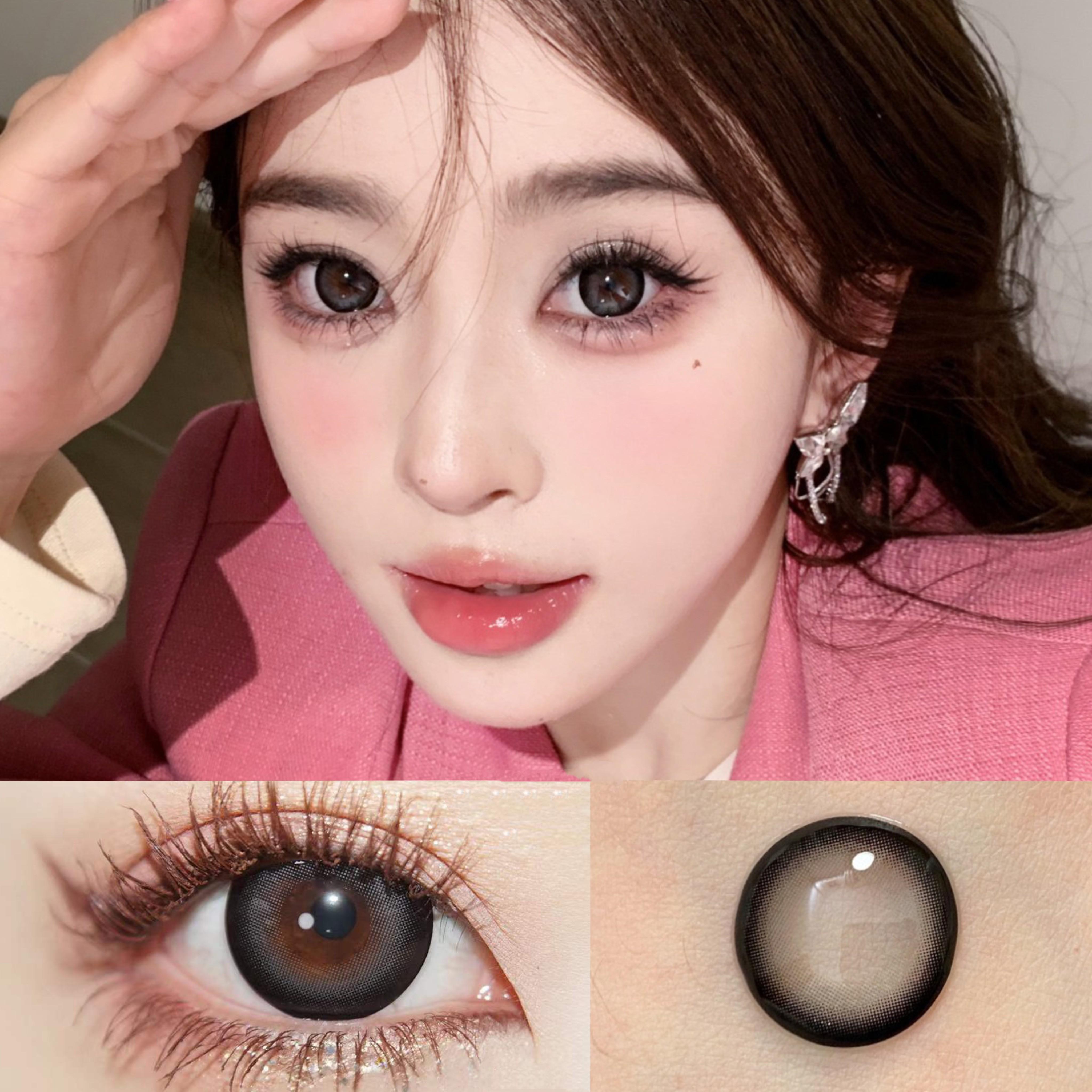 

Большие ломтики молока, серые мягкие контактные линзы для глаз, высококачественные натуральные цветные маленькие красивые зрачки, близорукость по рецепту