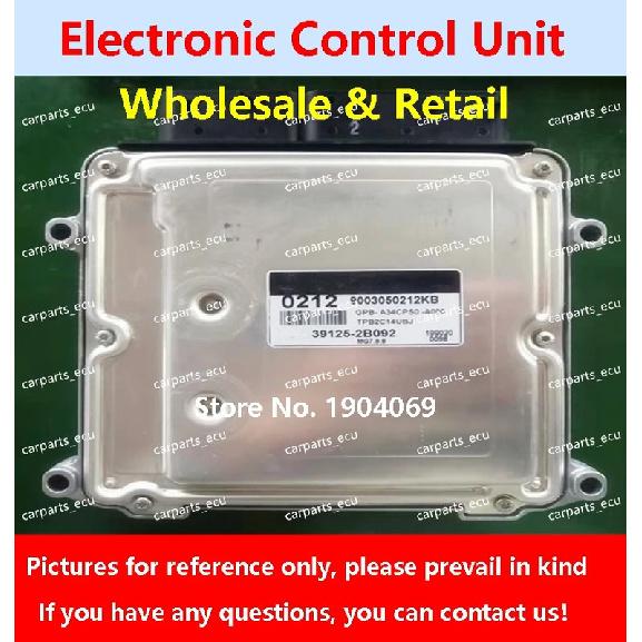39126-2B110 R12/39120-2B010 H11 For Hyundai Kia Gallo Car Engine Computer Board/ECU/MG7.9.8 39125-2B092 0212/39130-26BC5 BC5 39130-26BC5