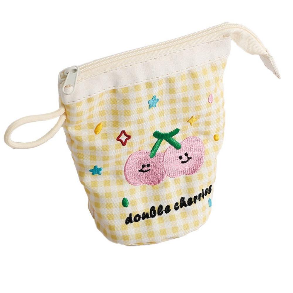 Dopamine Cute Pencil Case Large Capacity Pencil Bag Fashion Stationery Storage Bag  Student