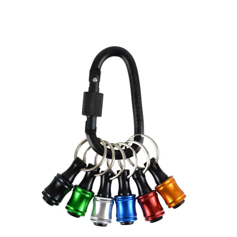 1/4 Hex Shank Screwdriver Bit Holder Set 5-12Pcs Aluminum Push To Unlock for Handyman Construction Site Use