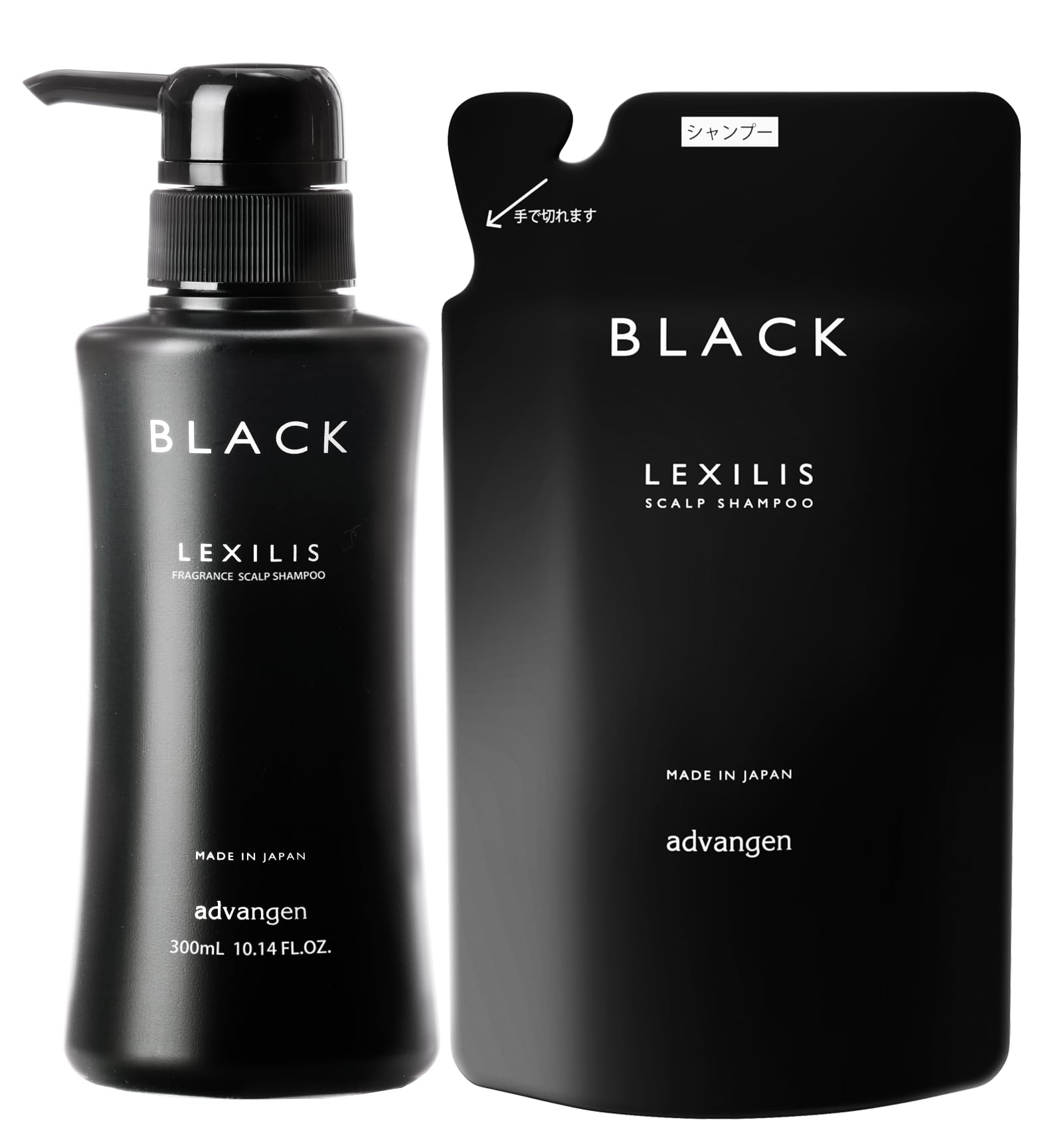 

Lexiris Black Fragrance Шампунь для кожи головы Набор для пополнения Шампунь (300мл) & (250мл) (Уход за волосами/Уход за кожей головы/Устранение запаха)