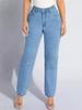 2025 Autumn Casual High-Waisted Straight Leg Jeans