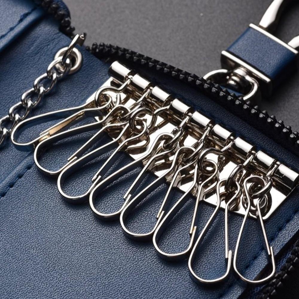 Large Capacity Car Key Wallet Fashion Housekeeper Key Case Portable Mini Card Bag Men Women