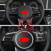 For KIA Sportage 4 QL 2016 -  Steering Wheel Center Circle Ring Trim Decoration Sticker Cover Interior Accessories